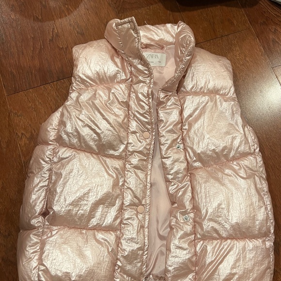 Zara Pink Vest Size 4-5 - Picture 1 of 2